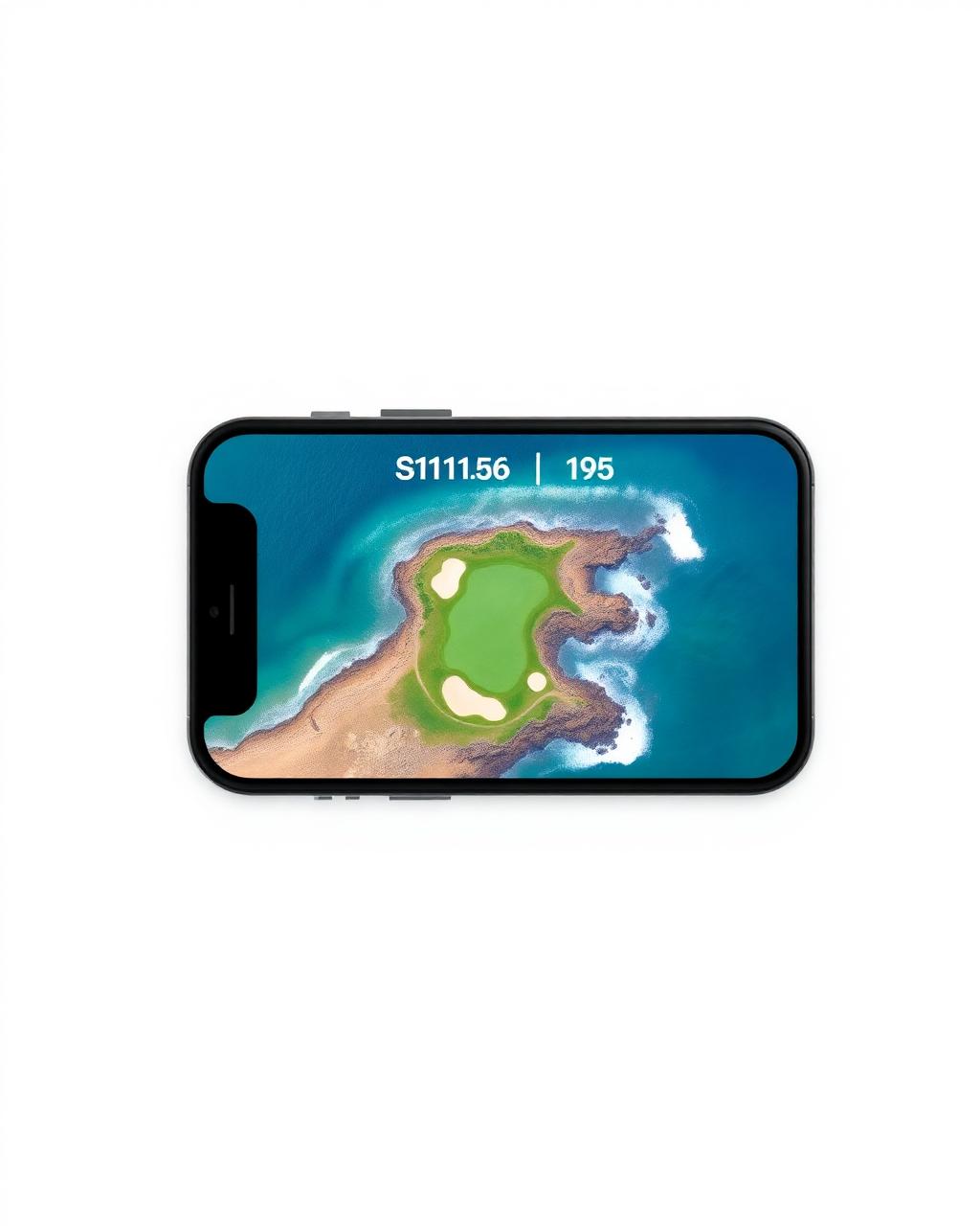 Birdify app showing aerial coastal hole